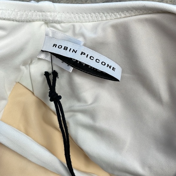 NWT Robin Piccone Margot Lingerie One Piece Swimsuit White Honeymoon Sz 8 - Picture 10 of 11